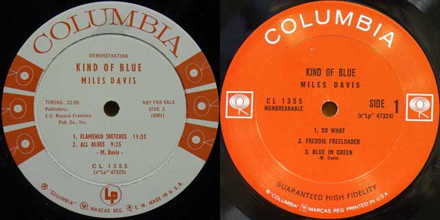Miles DavisのKind Of Blueのオリジナル判別方法について | みんレコ