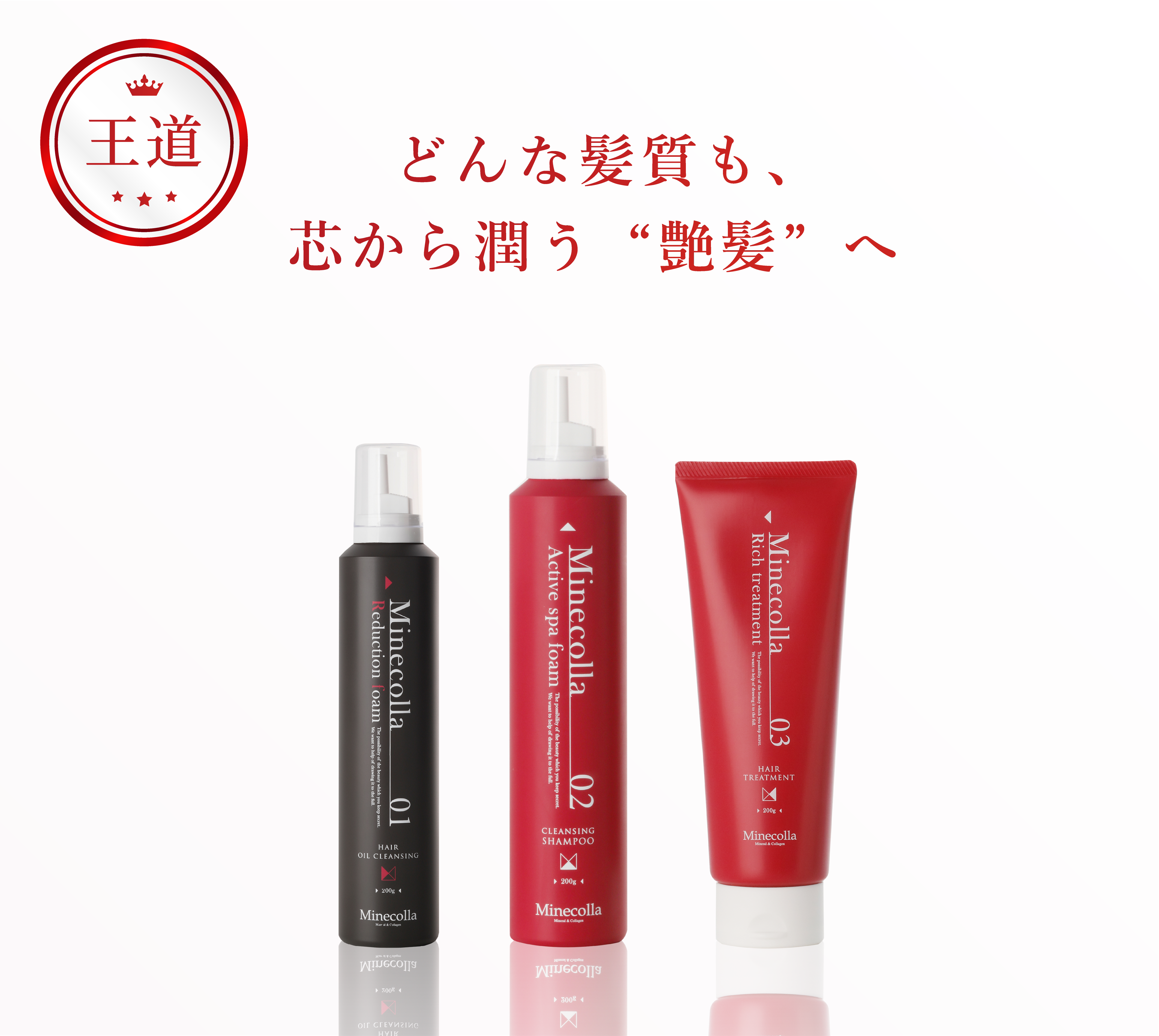 ミネコラ パーフェクト3 バイオレット 3点セット 水素ケア 白髪ケア ご