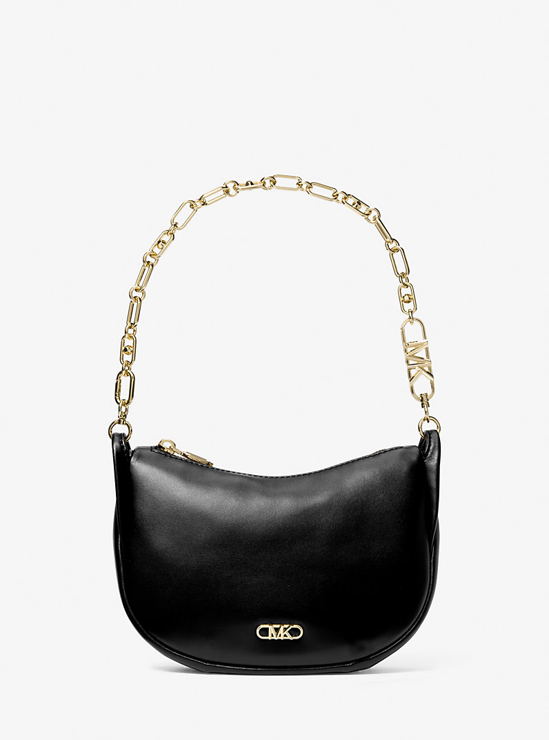 Kendall Small Leather Shoulder Bag in BLACK - Sale | Michael Kors [US]