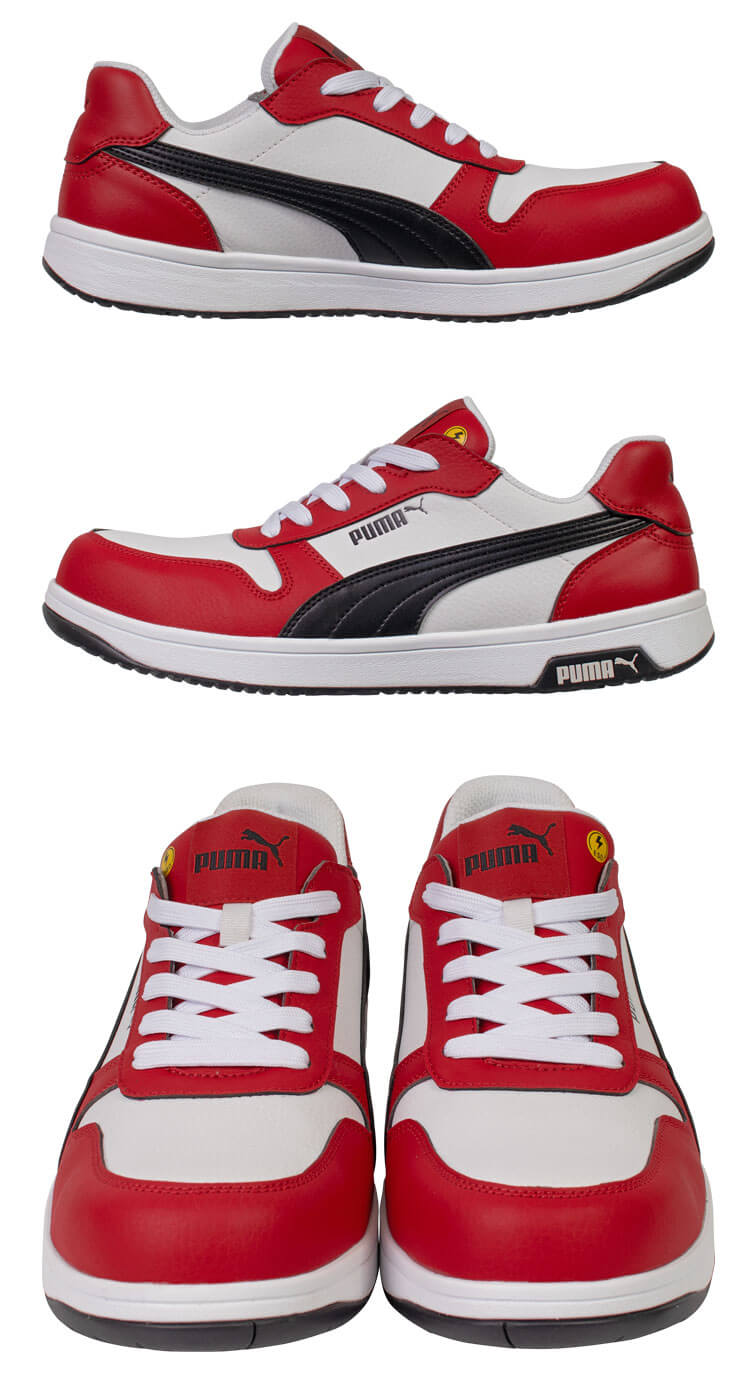 安全靴 PUMA プーマ FRONTCOURT LOW 64208.0 64209.0 軽量 セーフティ