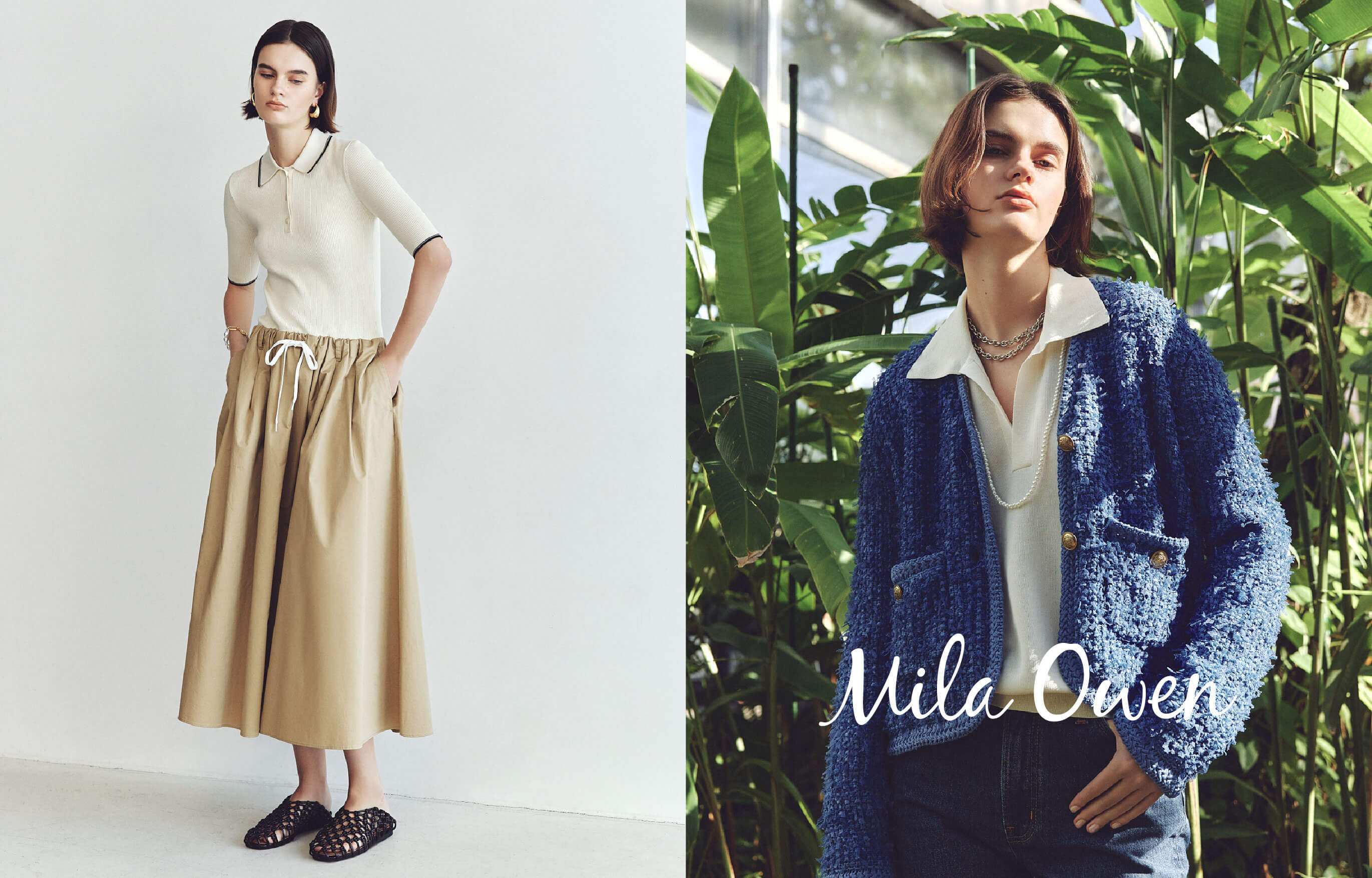 ノーカラージャケット｜Mila Owen（ミラオーウェン）の通販サイト【公式】