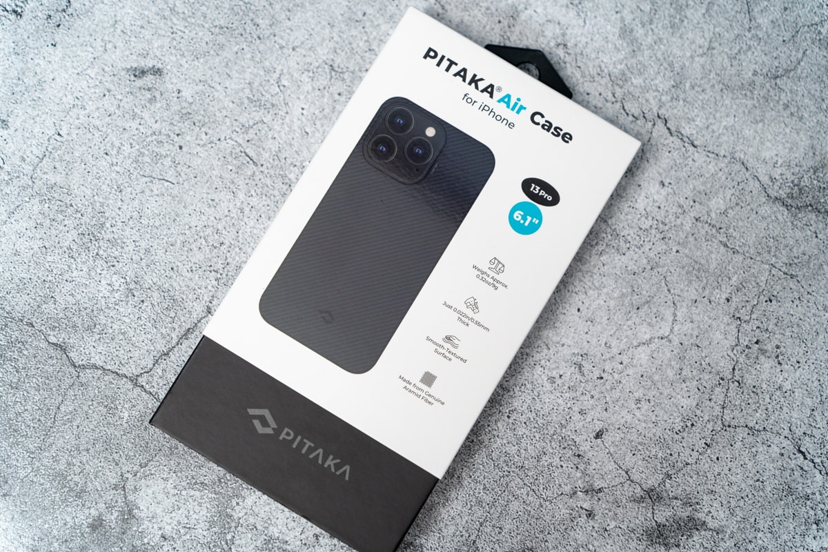 PITAKA iPhone 13 Pro用Air Caseレビュー：どこまでも薄く、軽い