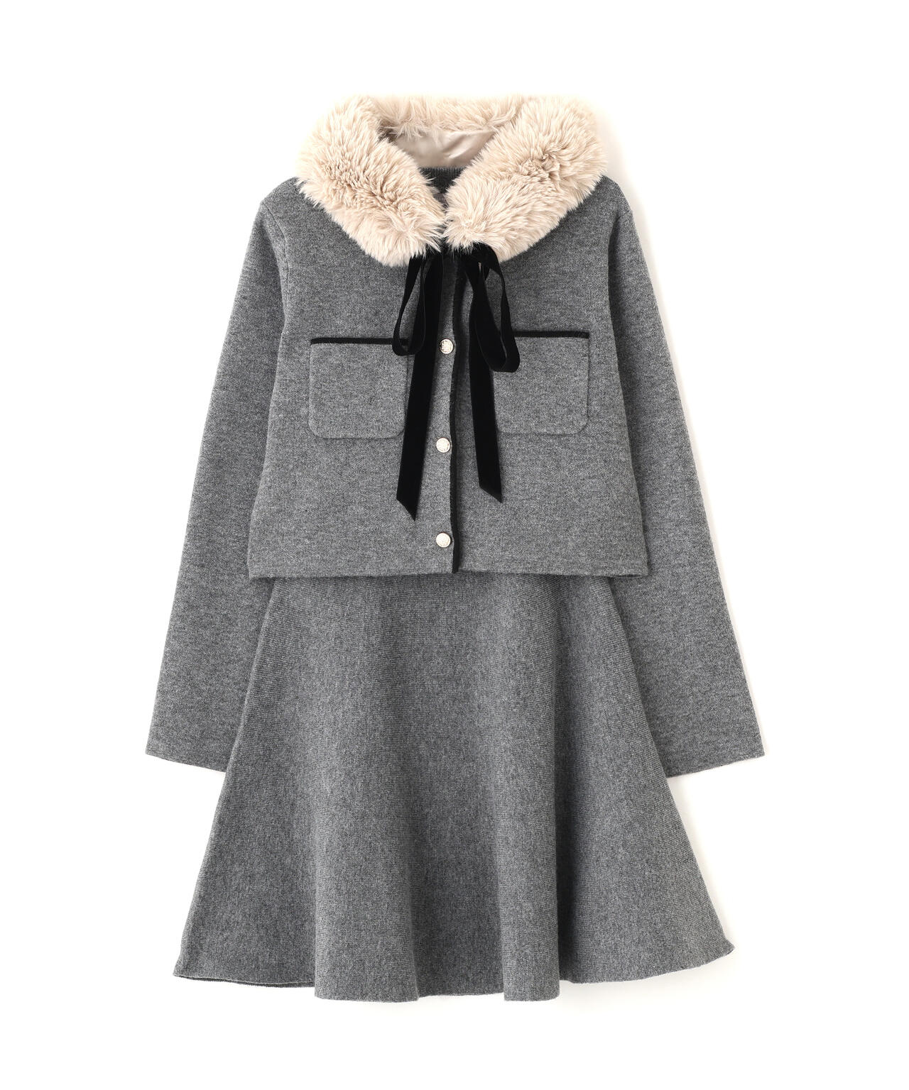 ファーティッペットニットセットアップ | JILL by JILL STUART（ジル