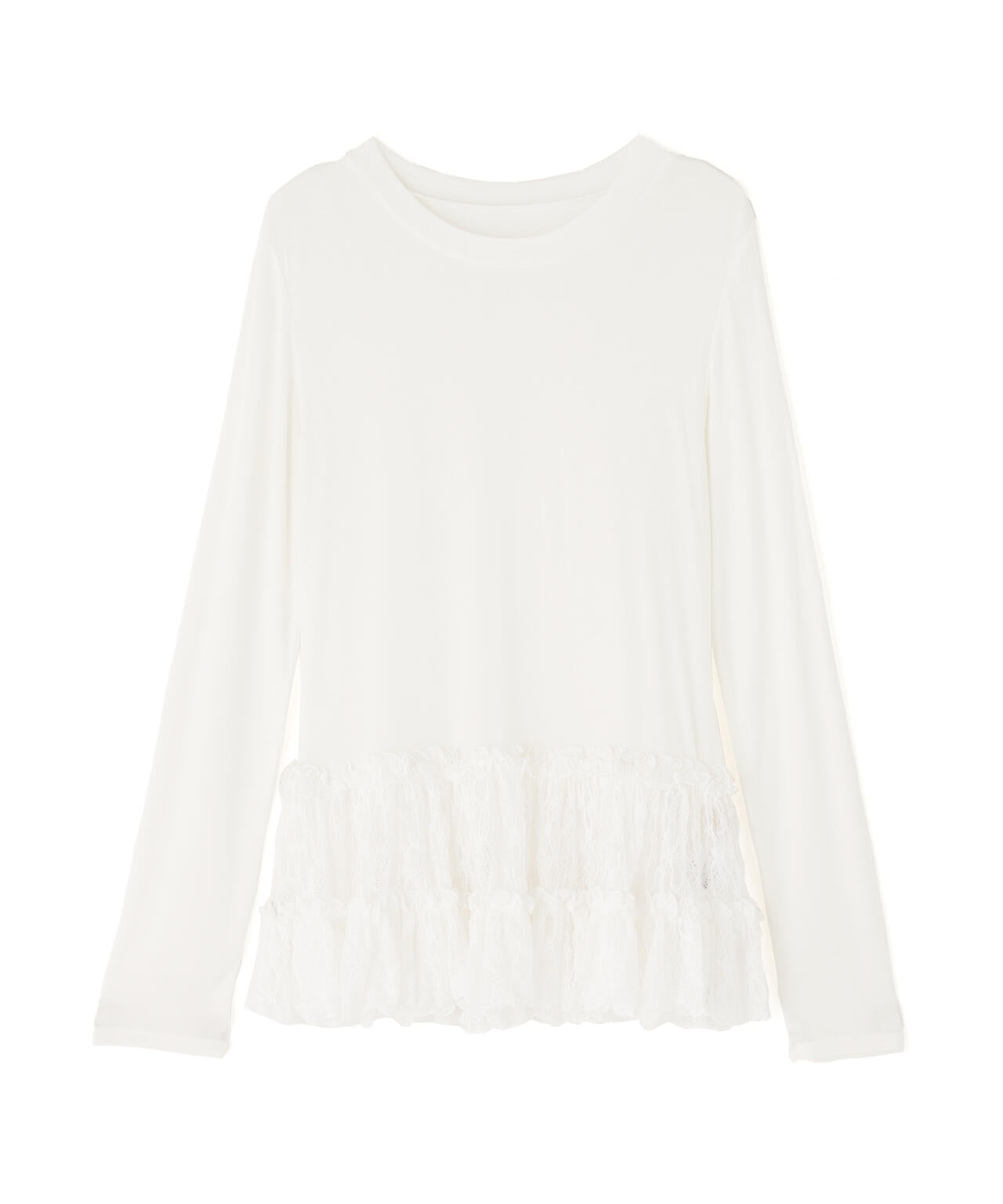 長袖裾フリルカットソー | FREE'S MART（フリーズマート） ｜【公式