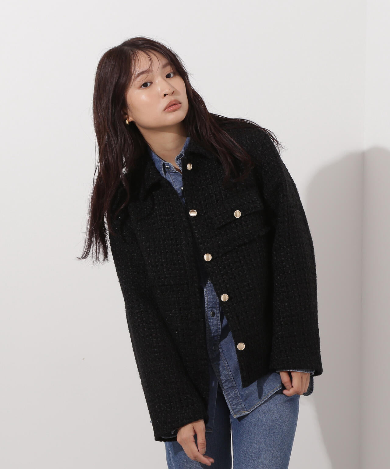 ツイード SETUP ブルゾン | N. Natural Beauty Basic*（エヌ