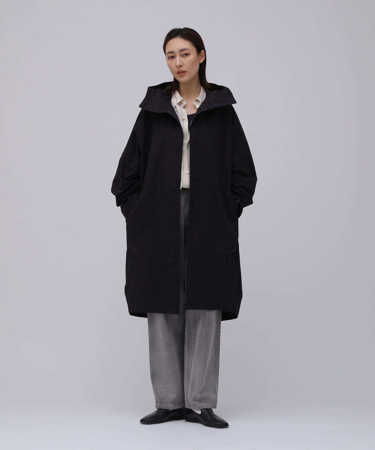 THE LIBRARY / [UNISEX] N/P WEATHER COAT | THE LIBRARY（ザ ライブ