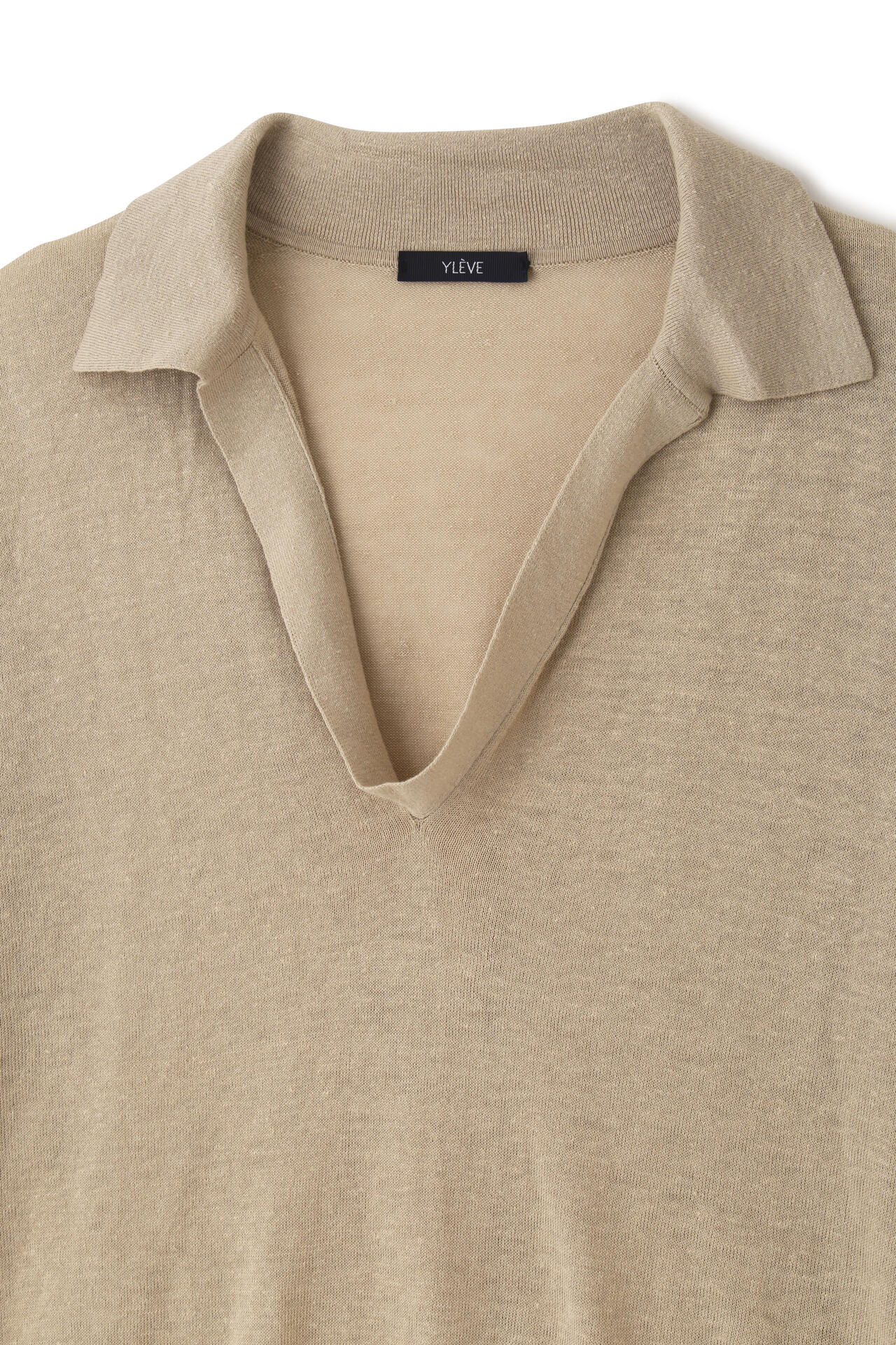 YLEVE / LINEN COTTON SKIPPER KNIT PULL OVER | YLÈVE（イレーヴ
