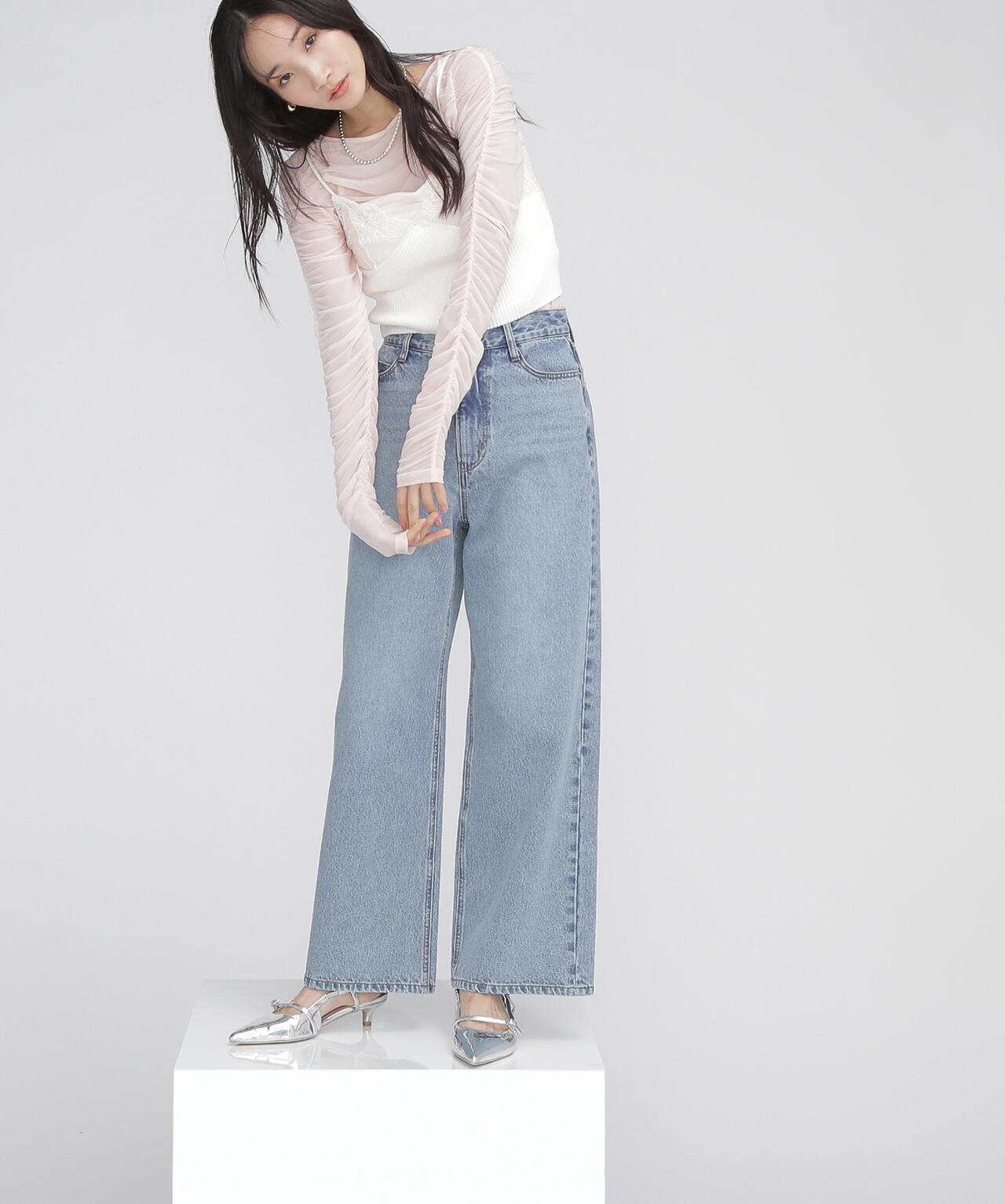 コンパクトレースニットキャミソール | NATURAL BEAUTY BASIC