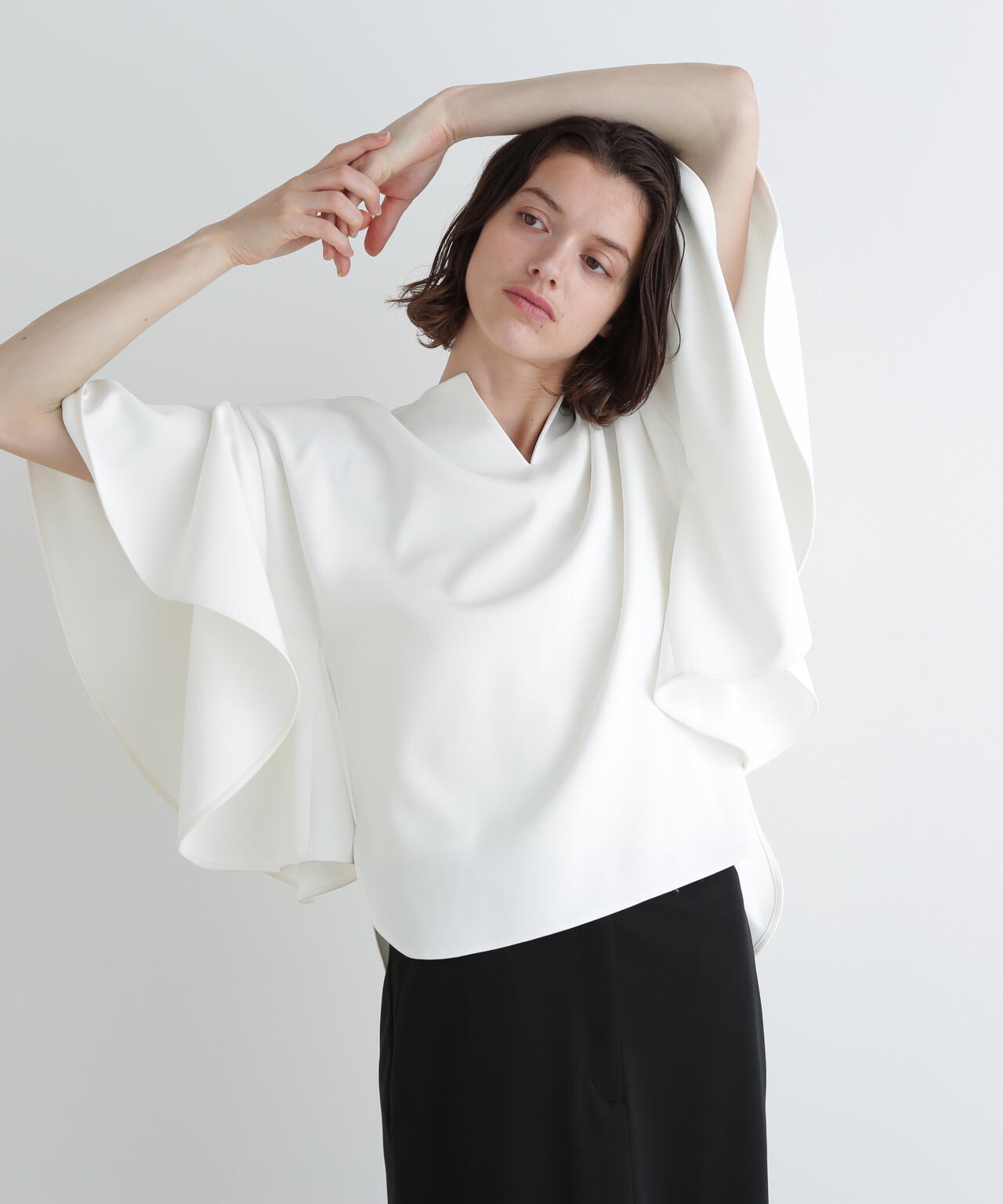 2WAYツイルフレアブラウス | LE PHIL（ル フィル） ｜【公式】通販mix