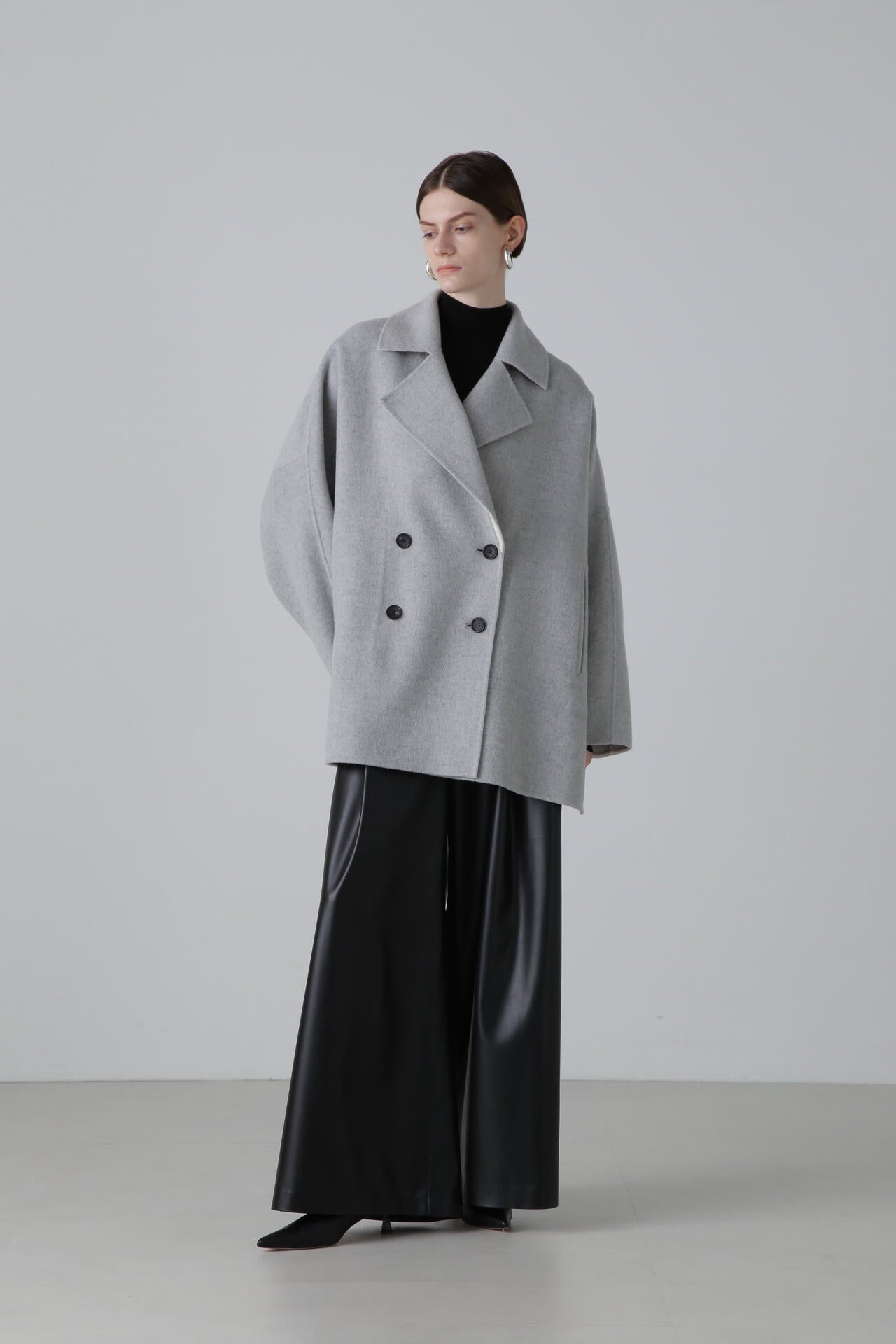 カシミヤ混2TONEリバーコート | ADORE（アドーア） ｜【公式