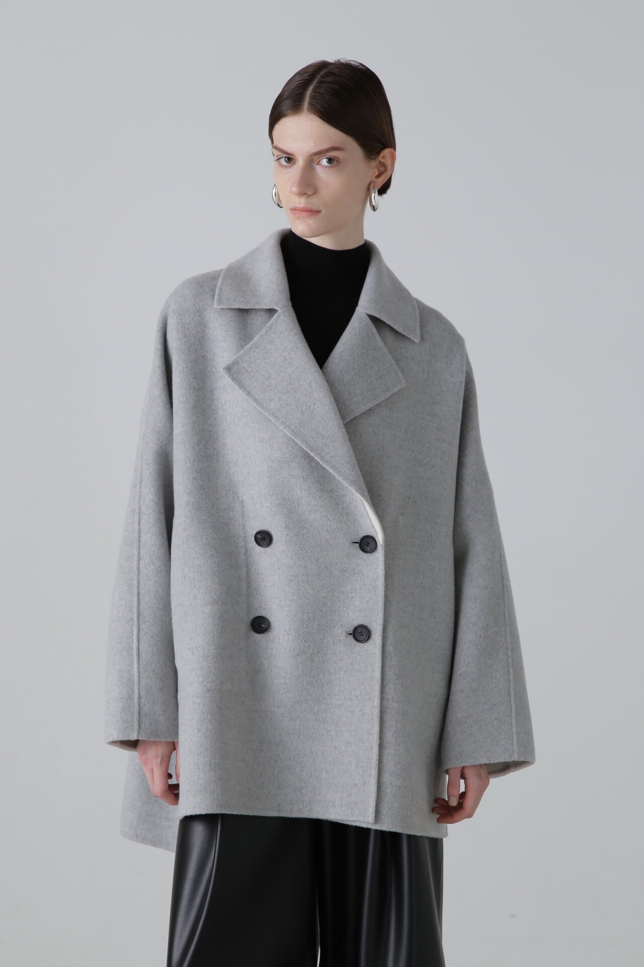 カシミヤ混2TONEリバーコート | ADORE（アドーア） ｜【公式