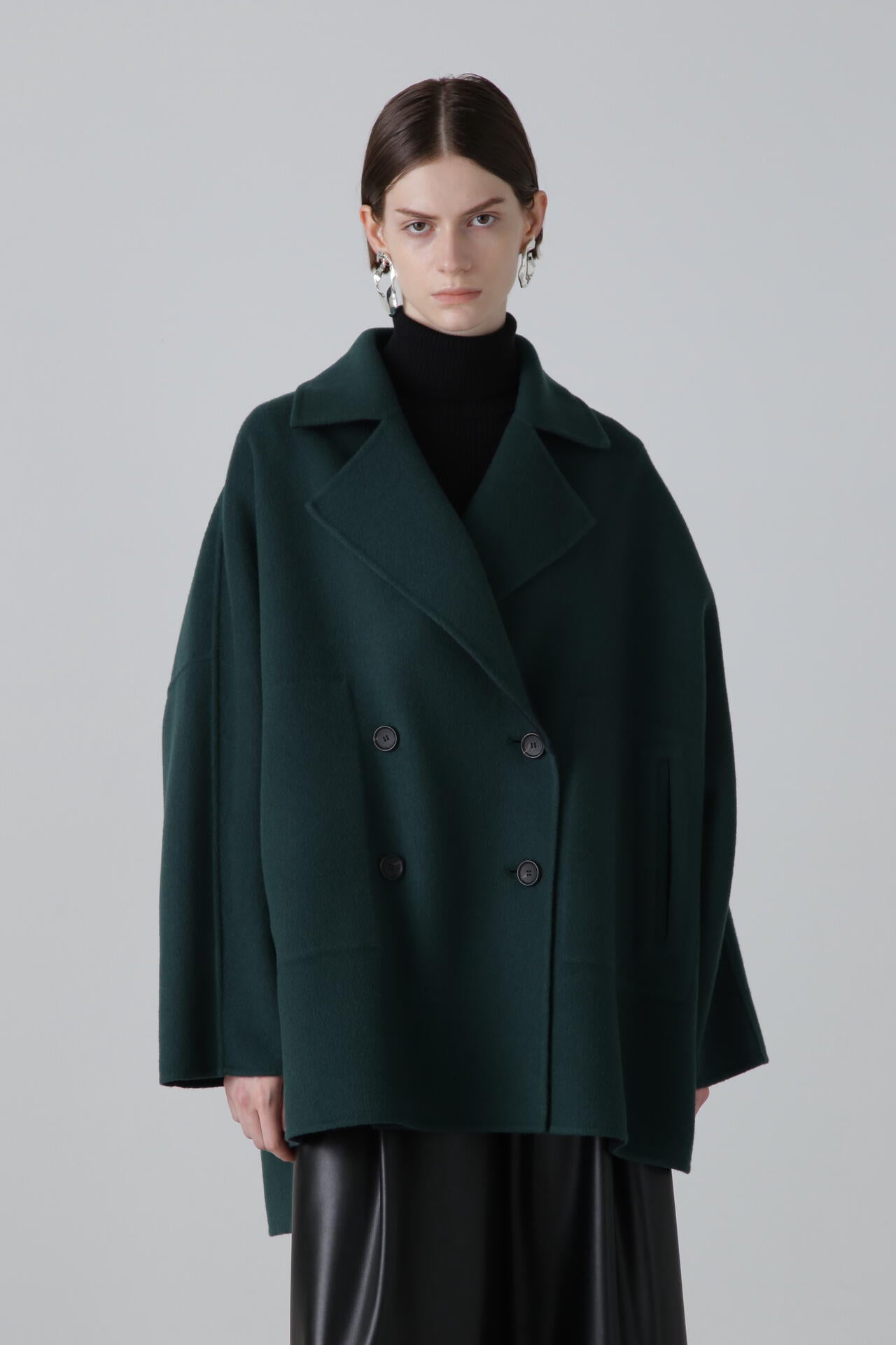 カシミヤ混2TONEリバーコート | ADORE（アドーア） ｜【公式