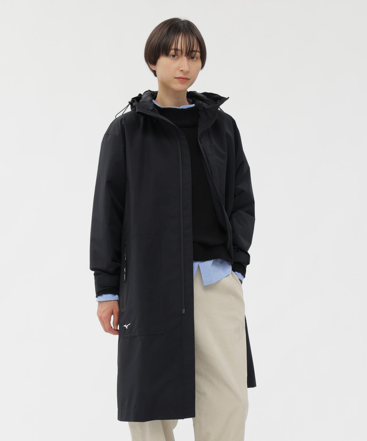 WINDSTOPPER POLYESTER POPLIN COAT | MARGARET HOWELL（マーガレット