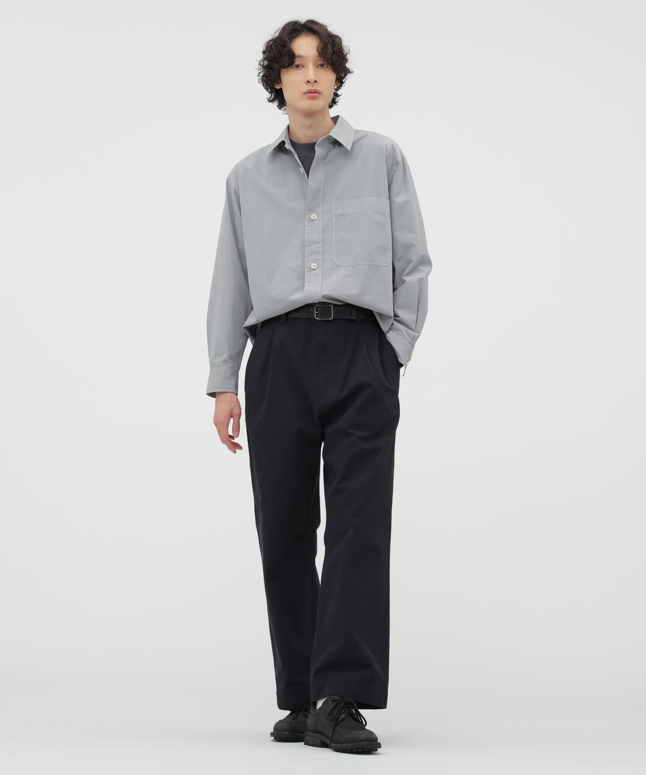 COMPACT COTTON POPLIN SHIRT | MARGARET HOWELL（マーガレット