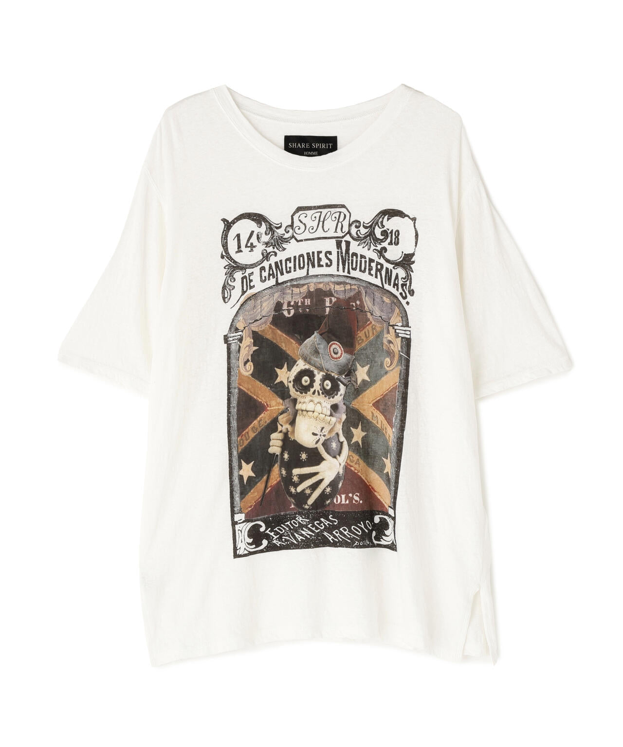 SHARE SPIRIT/シェアースピリット/別注Black Skull Tee | ROYAL FLASH