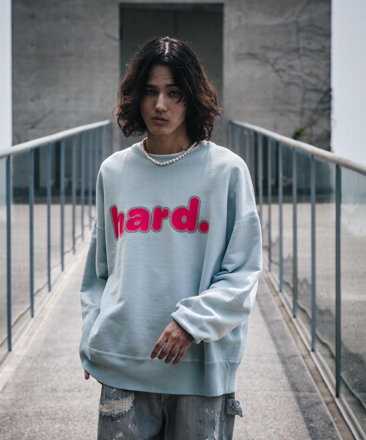 SAINT MICHAEL/セントマイケル/CREW SWEAT/HARD/SKY BLUE | ROYAL