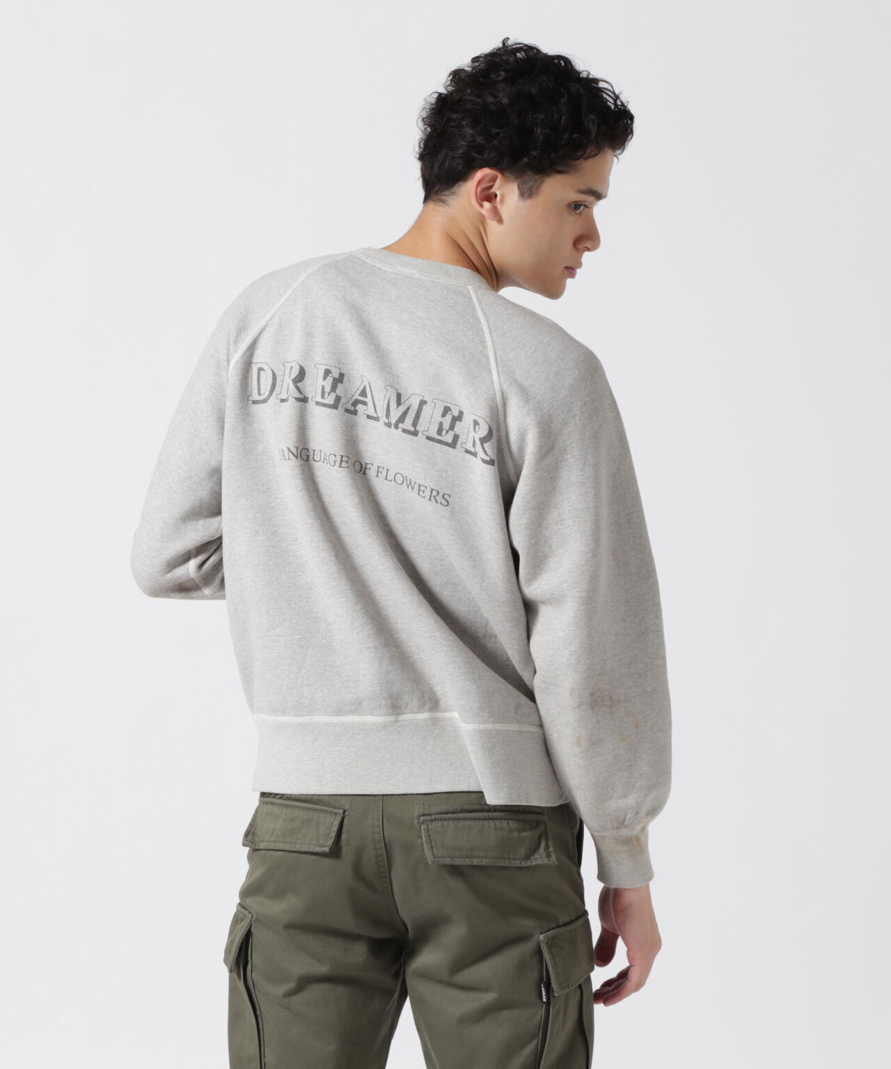 SAINT MICHAEL/セントマイケル/CREW SWEAT/FLOWER/GRAY | ROYAL FLASH