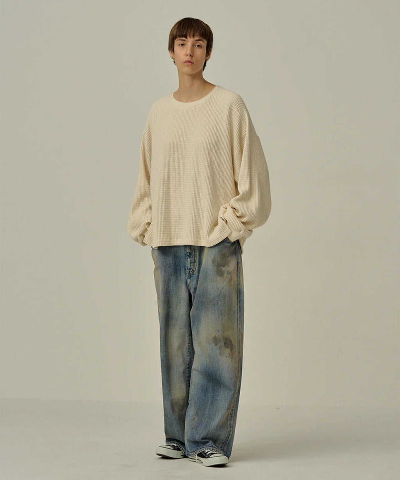 ANCELLM/アンセルム/HEAVY WAFFLE OVER LS | GARDEN（ガーデン