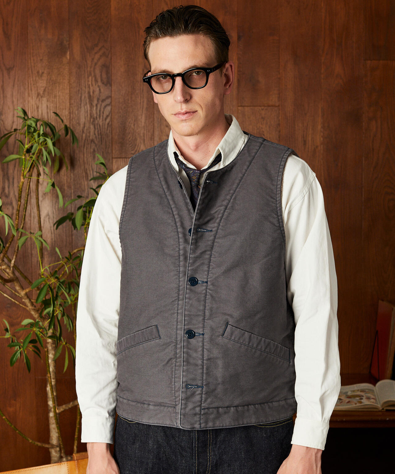 CIVILIAN DECK VEST/シビリアン デッキベスト | Schott（ショット