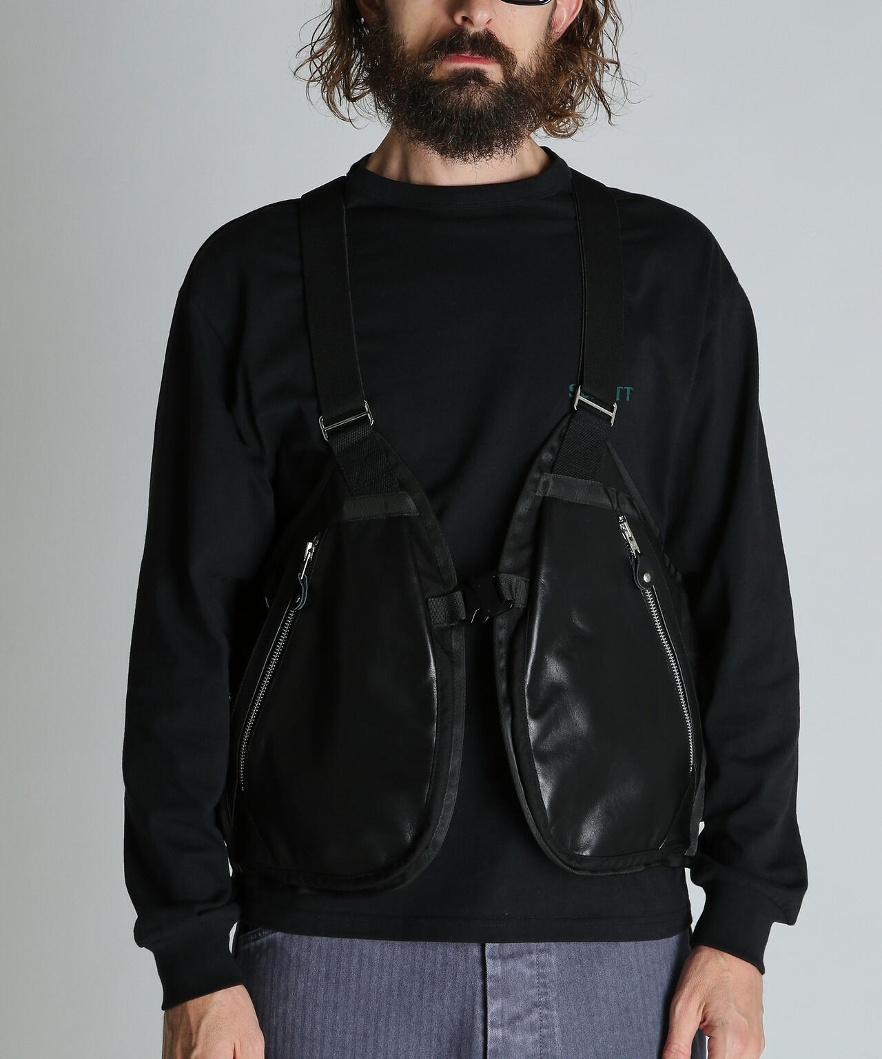 LEATHER LUGGAGE VEST/レザーラゲッジ ベスト | Schott（ショット
