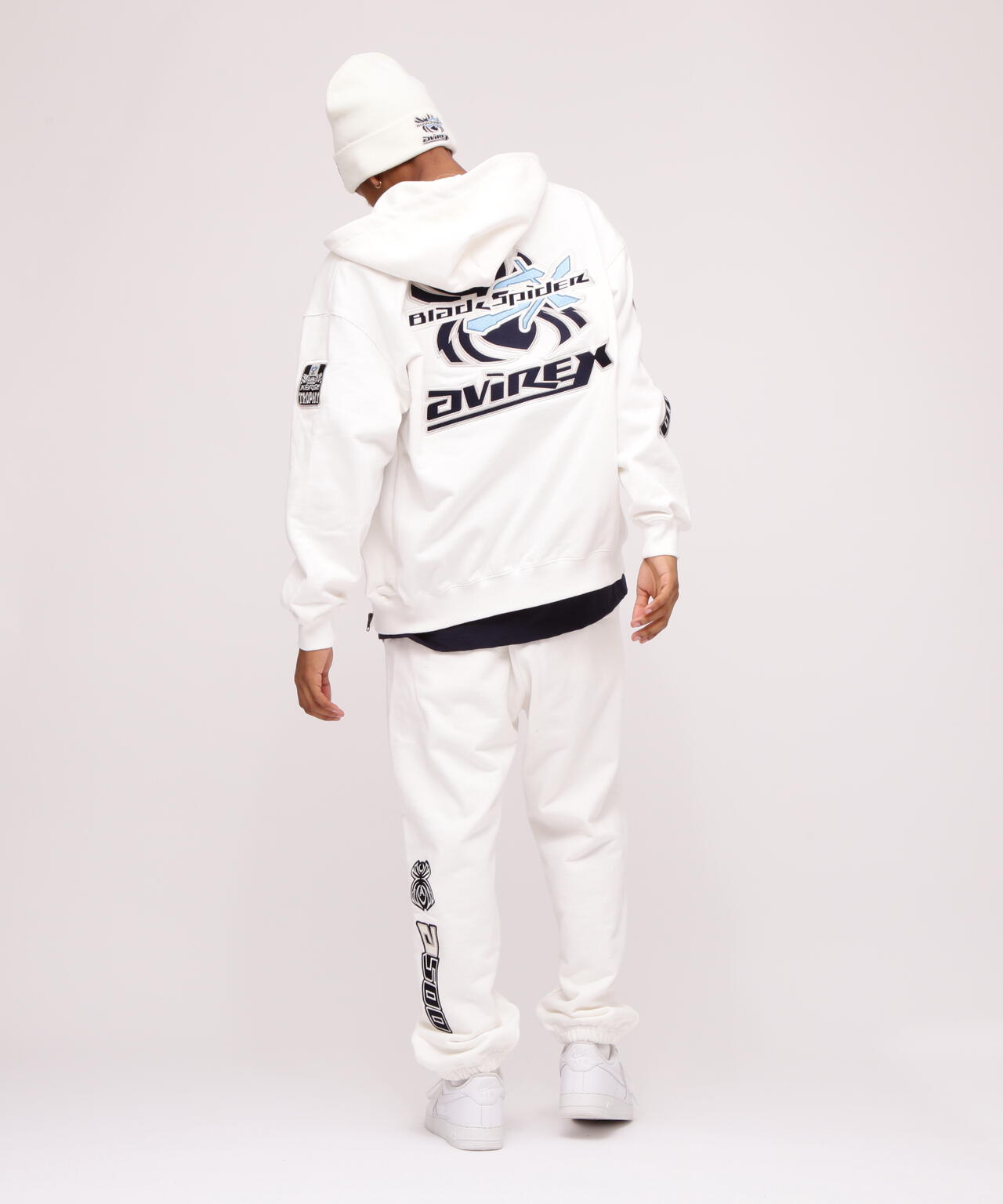 AVIREX × XLARGE》SWEAT PANTS BLACK SPIDER / スウェットパンツ