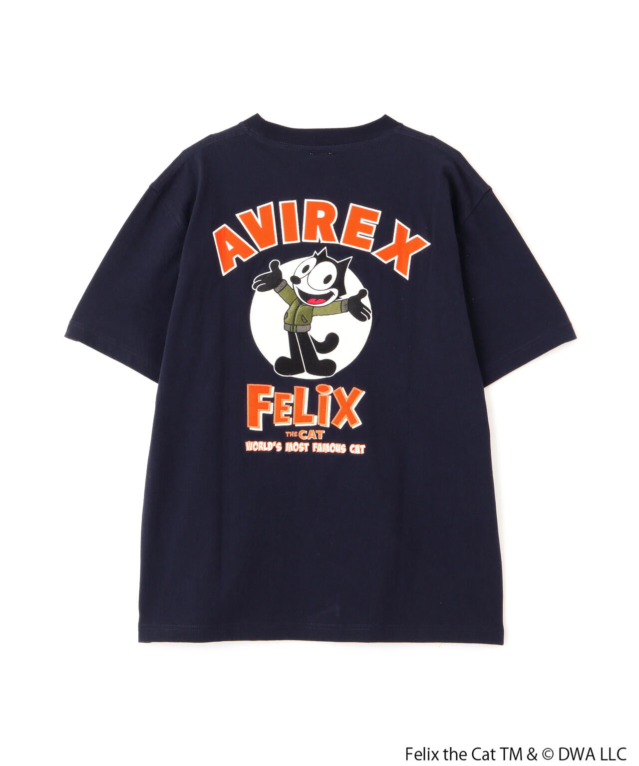 AVIREX×FELIX》EMBROIDERY LOGO T-SHIRT/刺繍ロゴ 半袖Tシャツ