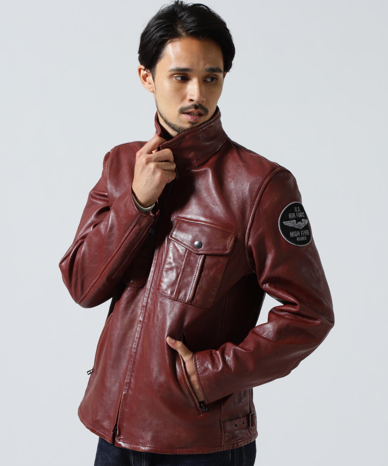 SHEEP SKIN STAND RIDERS JACKET | AVIREX（アヴィレックス） ｜【公式
