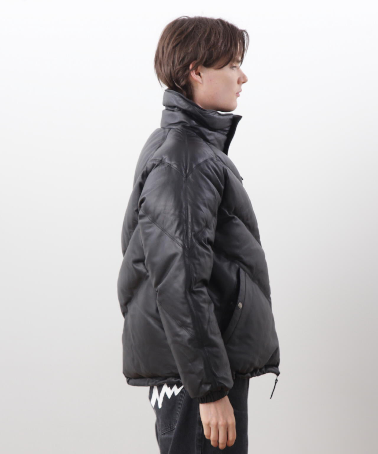 MANASTASH/マナスタッシュ/ V LEATHER DOWN JACKET | MANASTASH（マナ