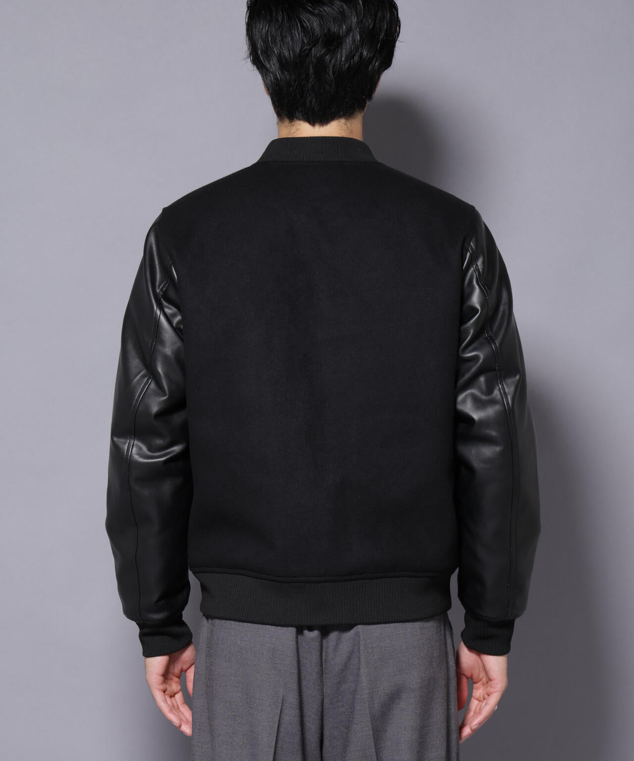 フェイクレザースタジャン | NANO universe（ナノ・ユニバース