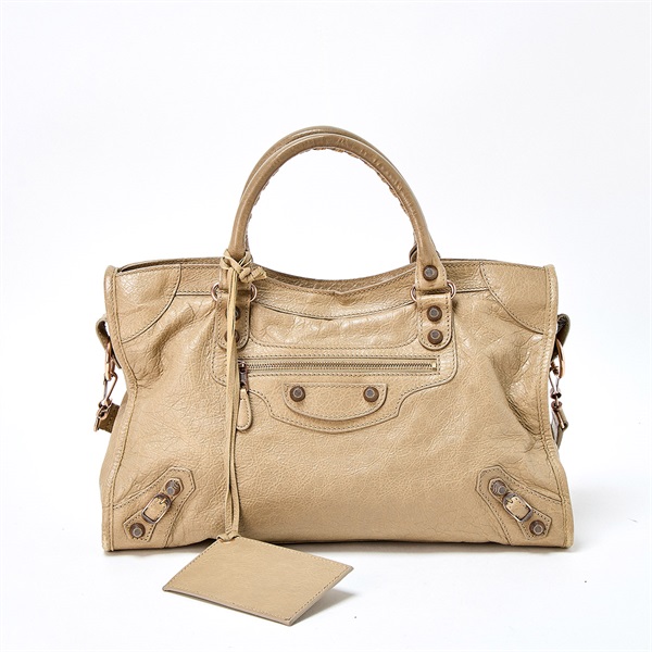 バレンシアガ パニエXS 466498 ハンドバッグ パープル ベージュラフィア