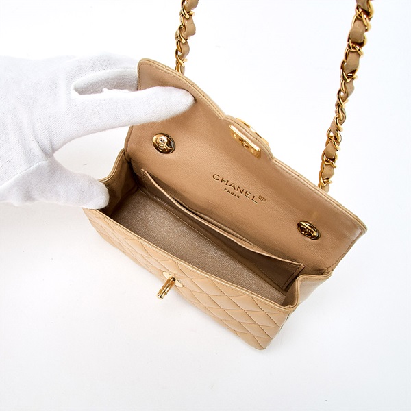 CHANEL ミニ マトラッセ シングルフラップシングルチェーン 1992年頃
