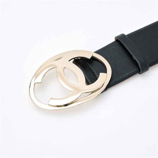 CHANEL ココマーク ベルト 75/30 ブラック ゴールド ベジタブル