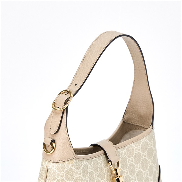 GUCCI ジャッキー 1961 GGスプリーム スモール ハーフムーン