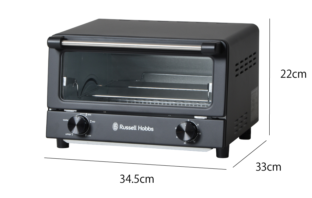 Russell Hobbs マットブラックオーブントースター 7740JP-BK オーブン