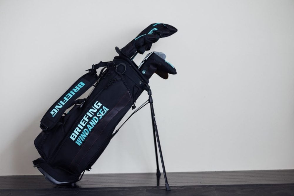 BRIEFING GOLF × WIND AND SEA コラボ カートバッグ BRIEFING GOLF