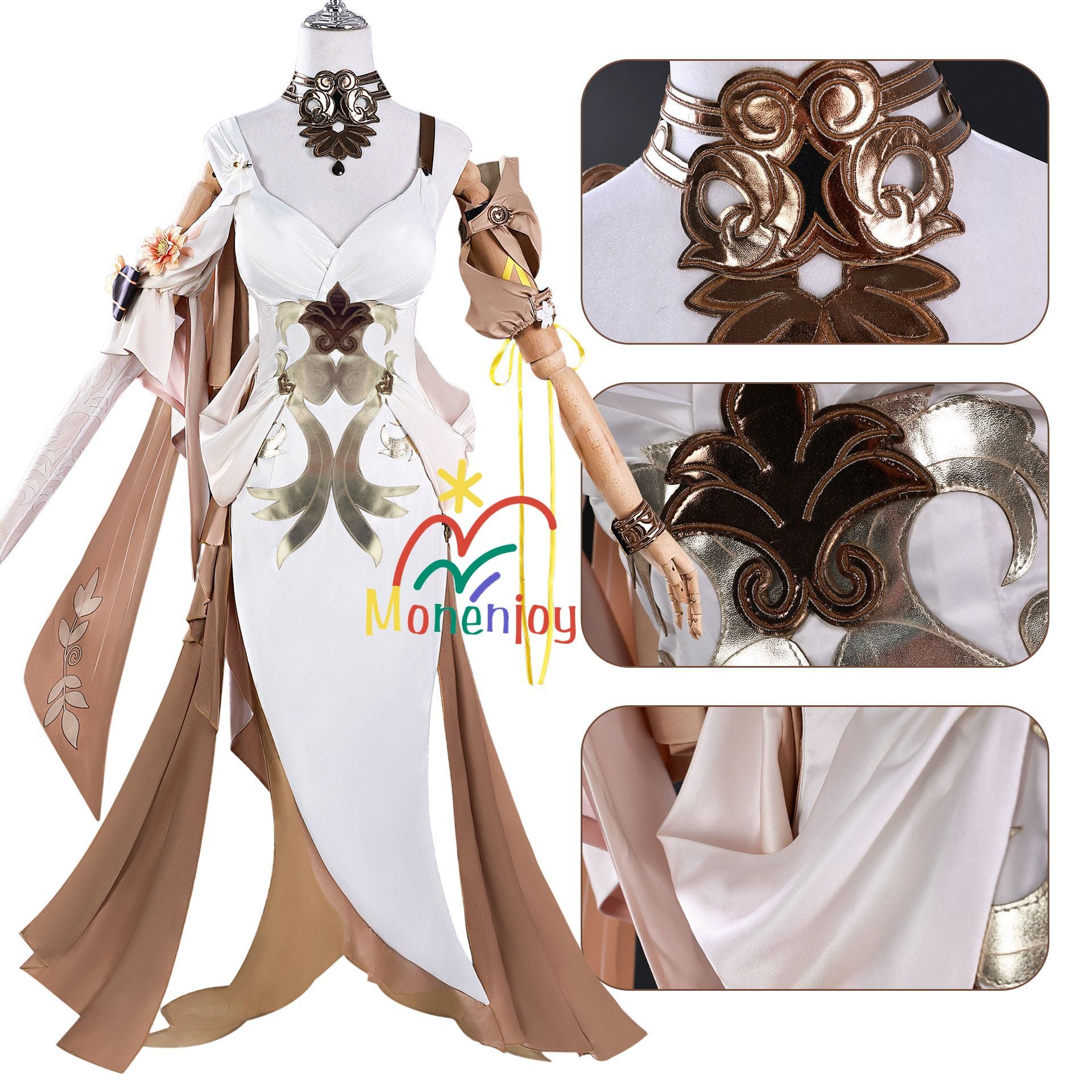 Monenjoy 崩壊スターレイル アグライア コスプレ衣装 オンパロス