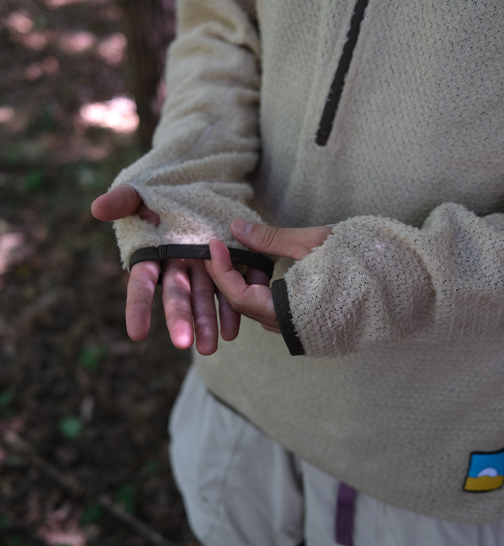 Senchi Designs 90 CREWNECK W/ HALF ZIP / センチデザイン 90クルー