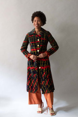 Roberta Di Camerino Printed Velvet Coat – Moore Vintage Archive