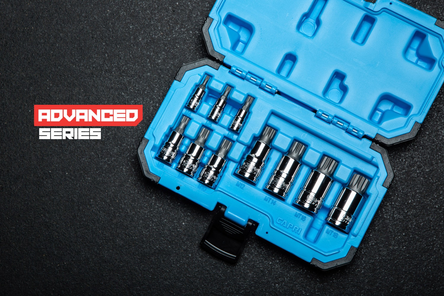 Capri Tools 10-Piece Set Drive Set Triple Square Bit Driver Socket