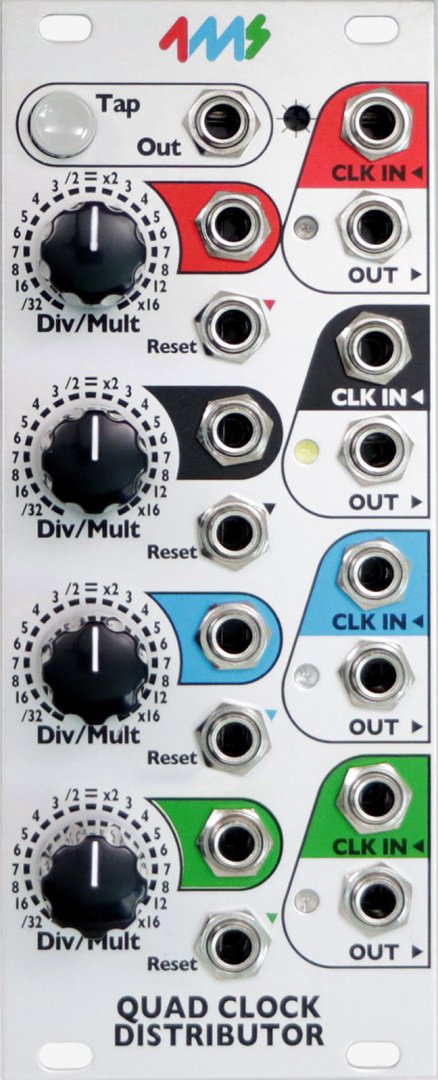 4ms Company QCD: Quad Clock Distributor - Eurorack Module on