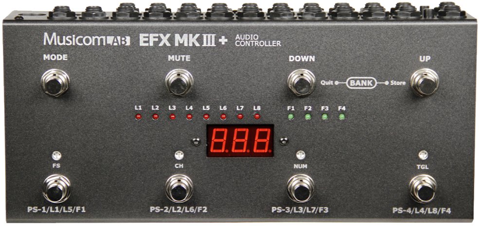 Other/unknown Musicom Lab EFX MkIII+ Audio Controller - Pedal on