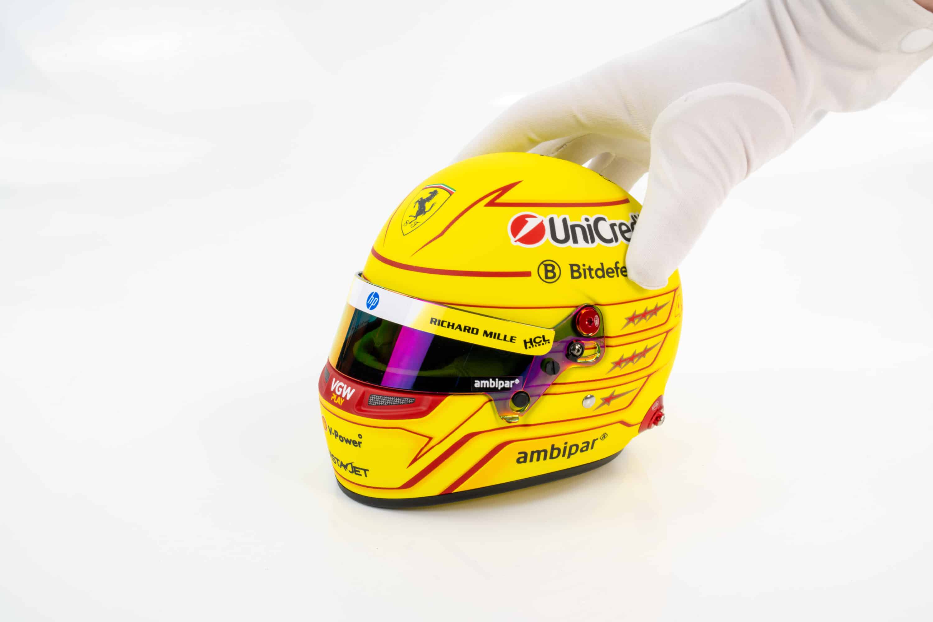 Bell 1:2 Scale Lewis Hamilton Ferrari F1 2025 Helmet Replica (LH2025)