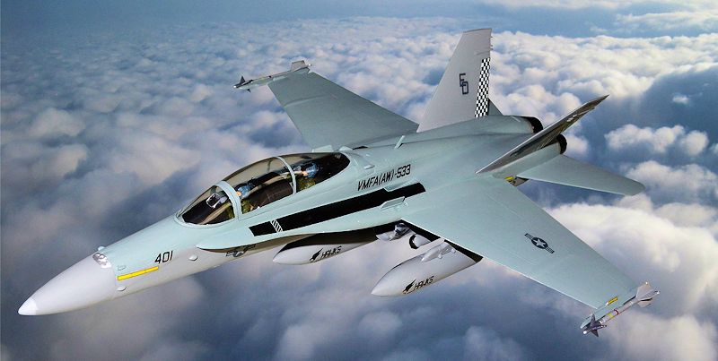 Hasegawa 1/72 F-18D Hornet, by Richard F