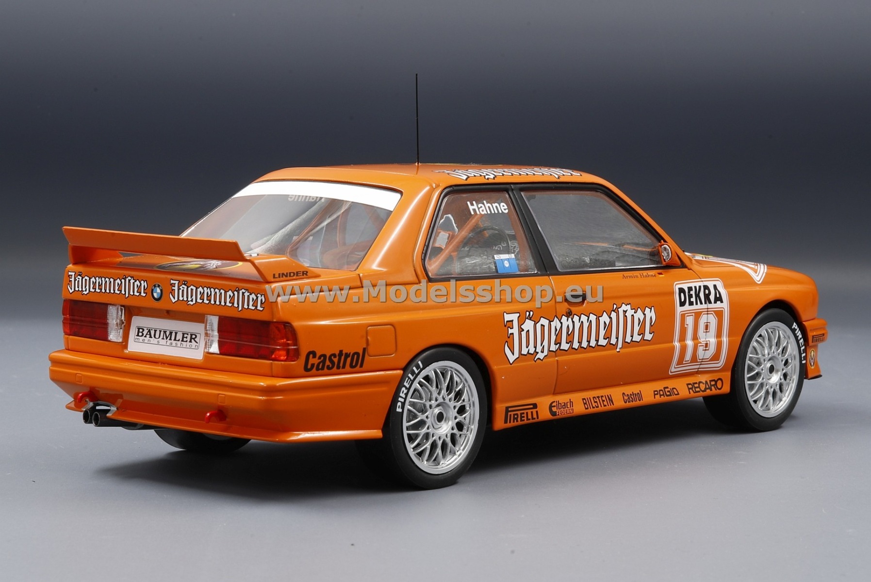IXO 18RMC082A.20 BMW M3 (E30), No.19, Jägermeister, DTM