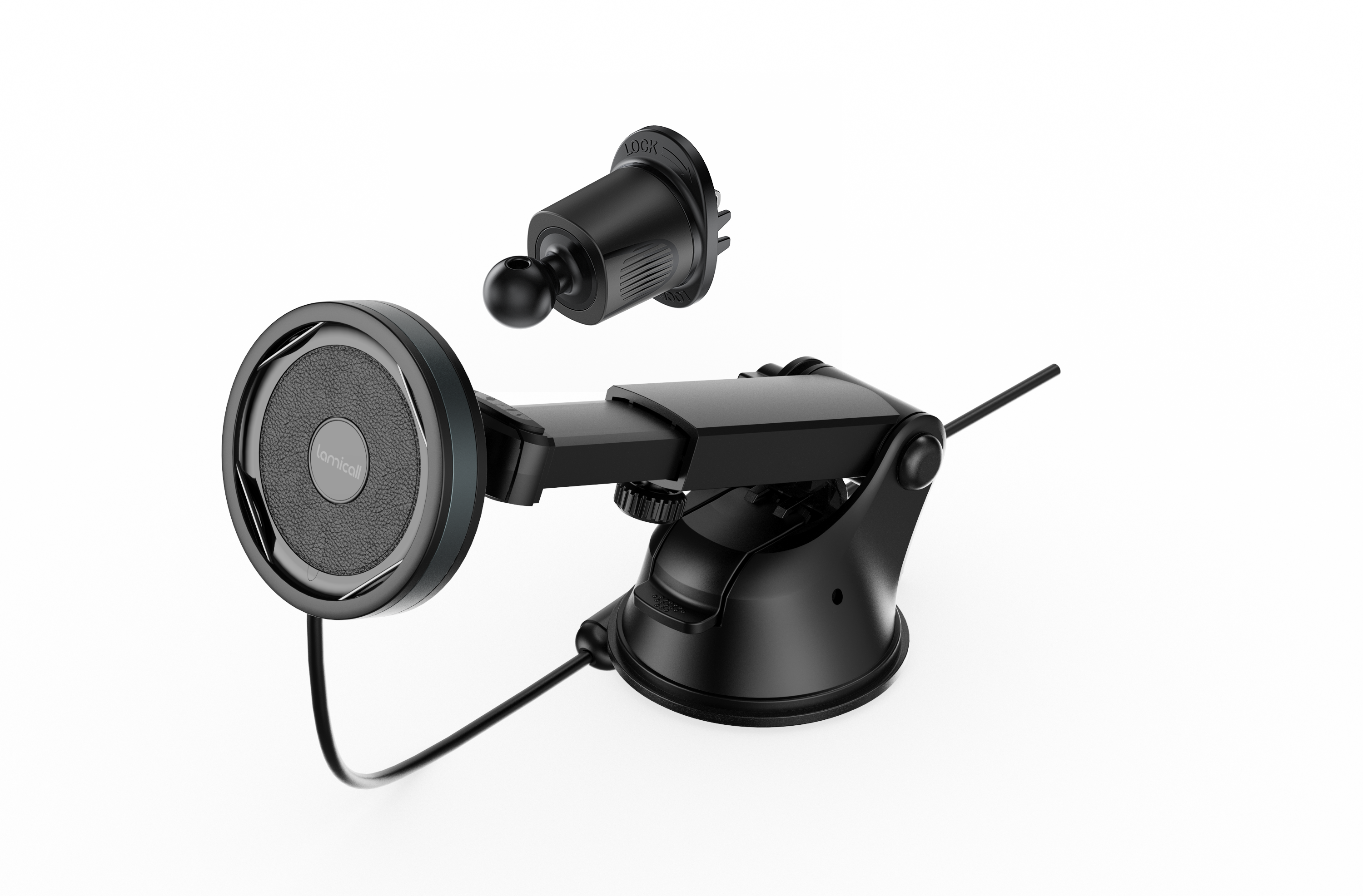 公式】Lamicall All Lock | カー・マウント・ワイヤレスチャージャー