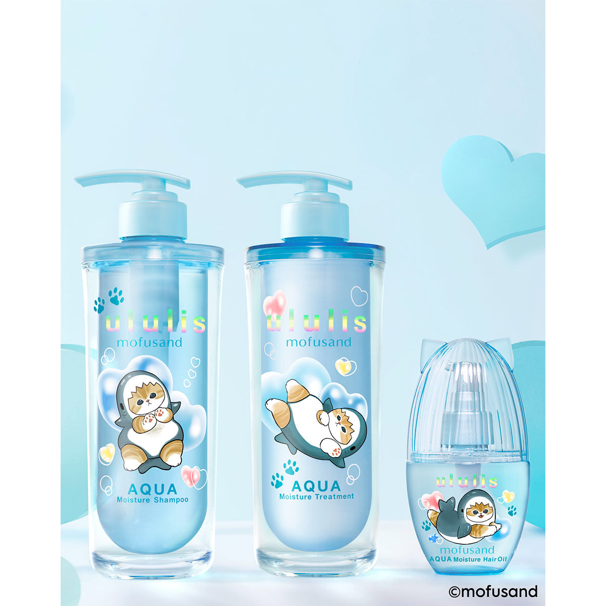mofusand ウルリス シャンプー＆ヘアトリートメント ペアセット アクア
