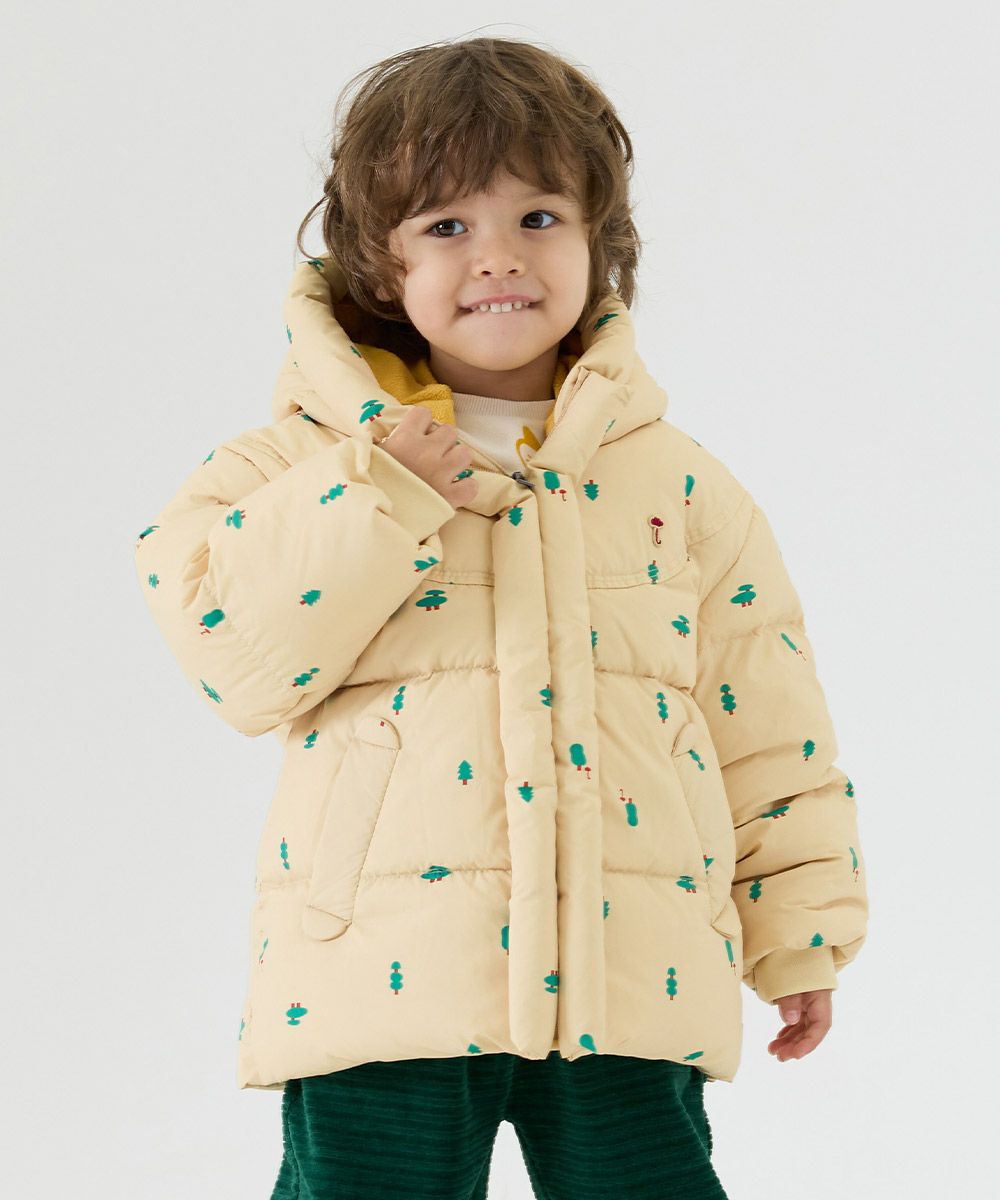 クラウドフード付きダックダウンジャケット | おしゃれな子供服