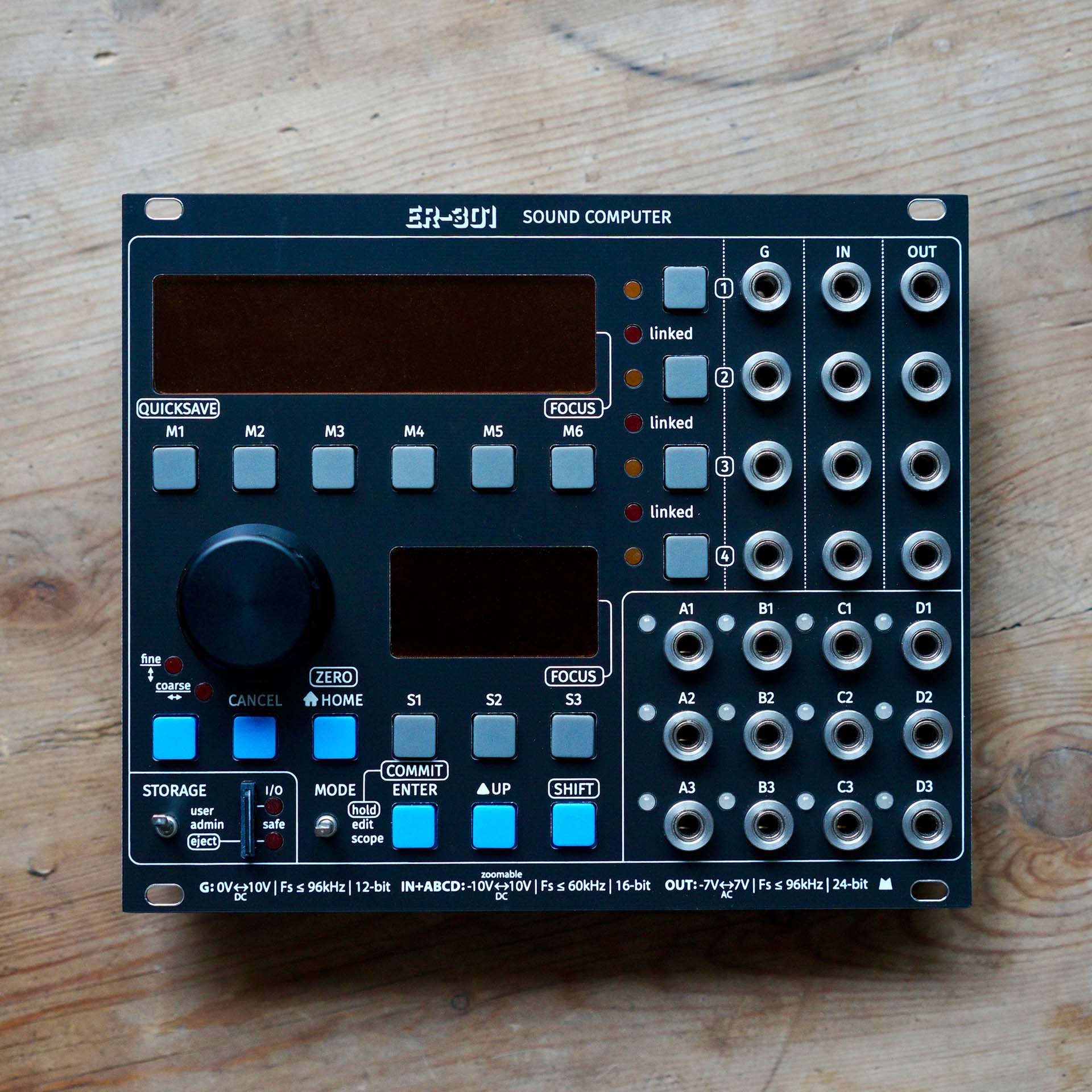 Orthogonal Devices ER-301 rev.10モジュラーシンセ Orthogonal