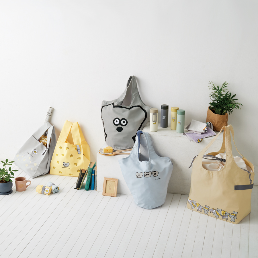 ねずみのANDY クルリトクーラービッグマルシェバッグ | MOTTERU