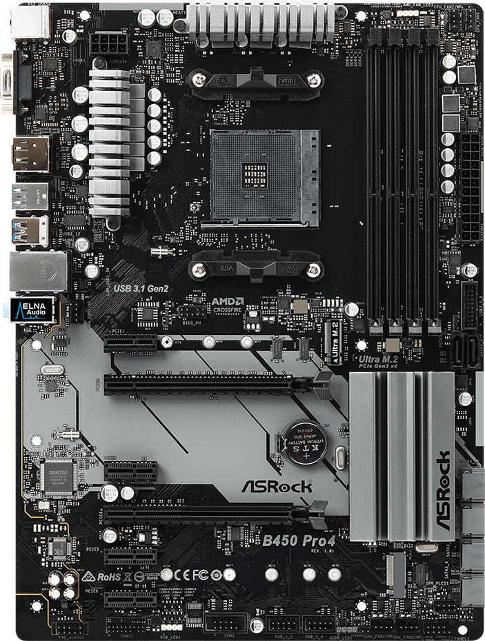 Asrock B450 Pro4 - Motherboard Specifications On MotherboardDB